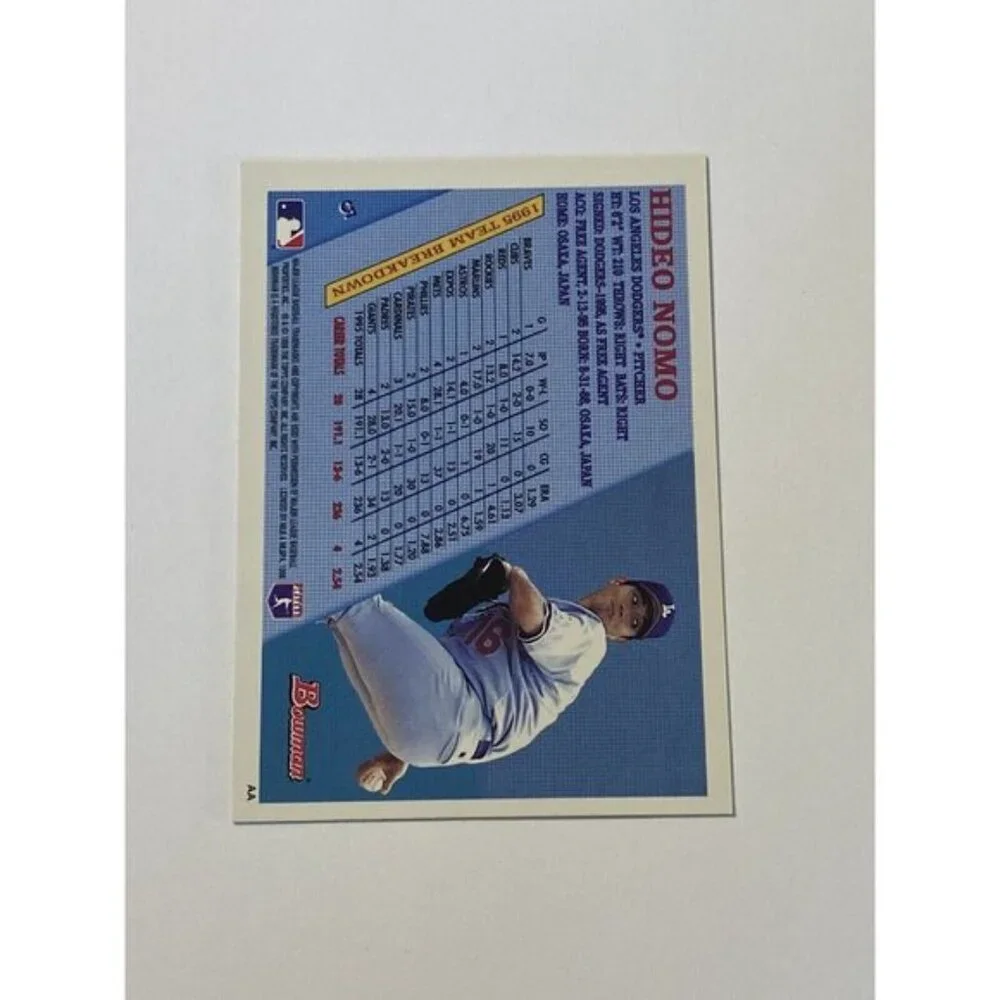 1996 Bowman FOIL Hideo Nomo Los Angeles Dodgers #5